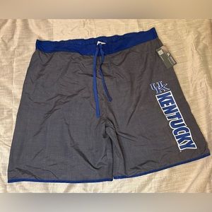 Kentucky Men's Swim Shorts - Gray and Blue